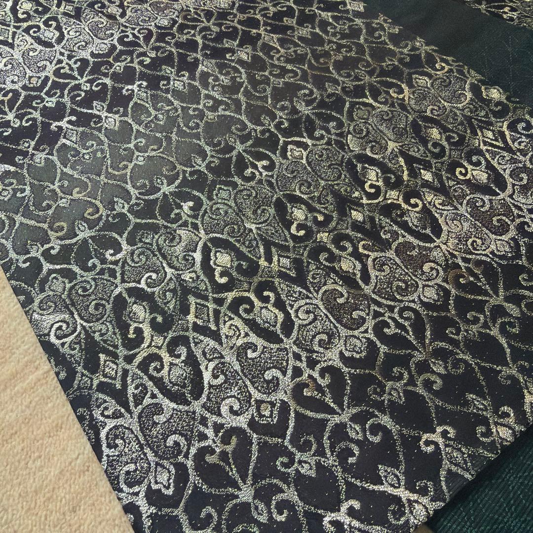 深鈴様 　河瀬満織物★ダイヤモンド泊袋帯★特許書付き