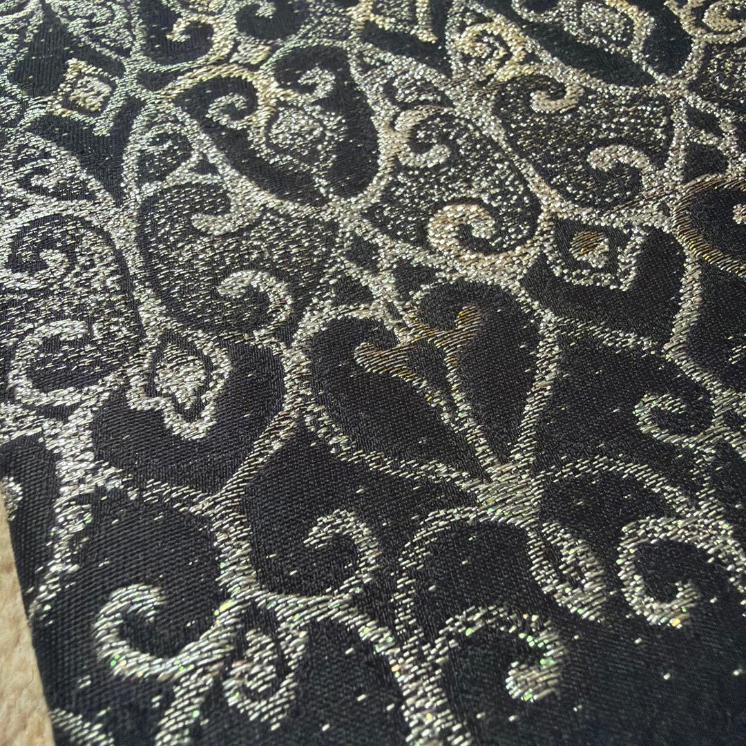 深鈴様 　河瀬満織物★ダイヤモンド泊袋帯★特許書付き