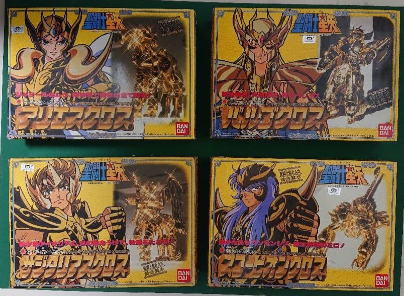 聖闘士聖衣大系 4体セット BANDAI JAPAN 1987