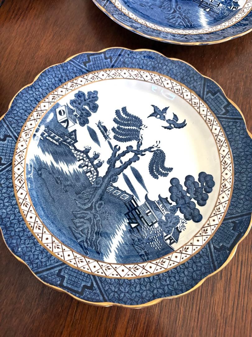 ブース リアル・オールド・ウィロー デザートプレート6枚