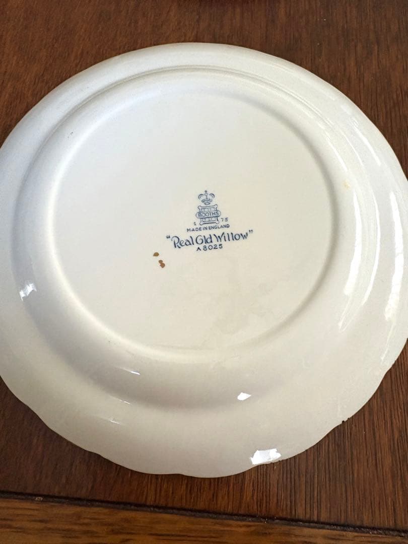 ブース リアル・オールド・ウィロー デザートプレート6枚