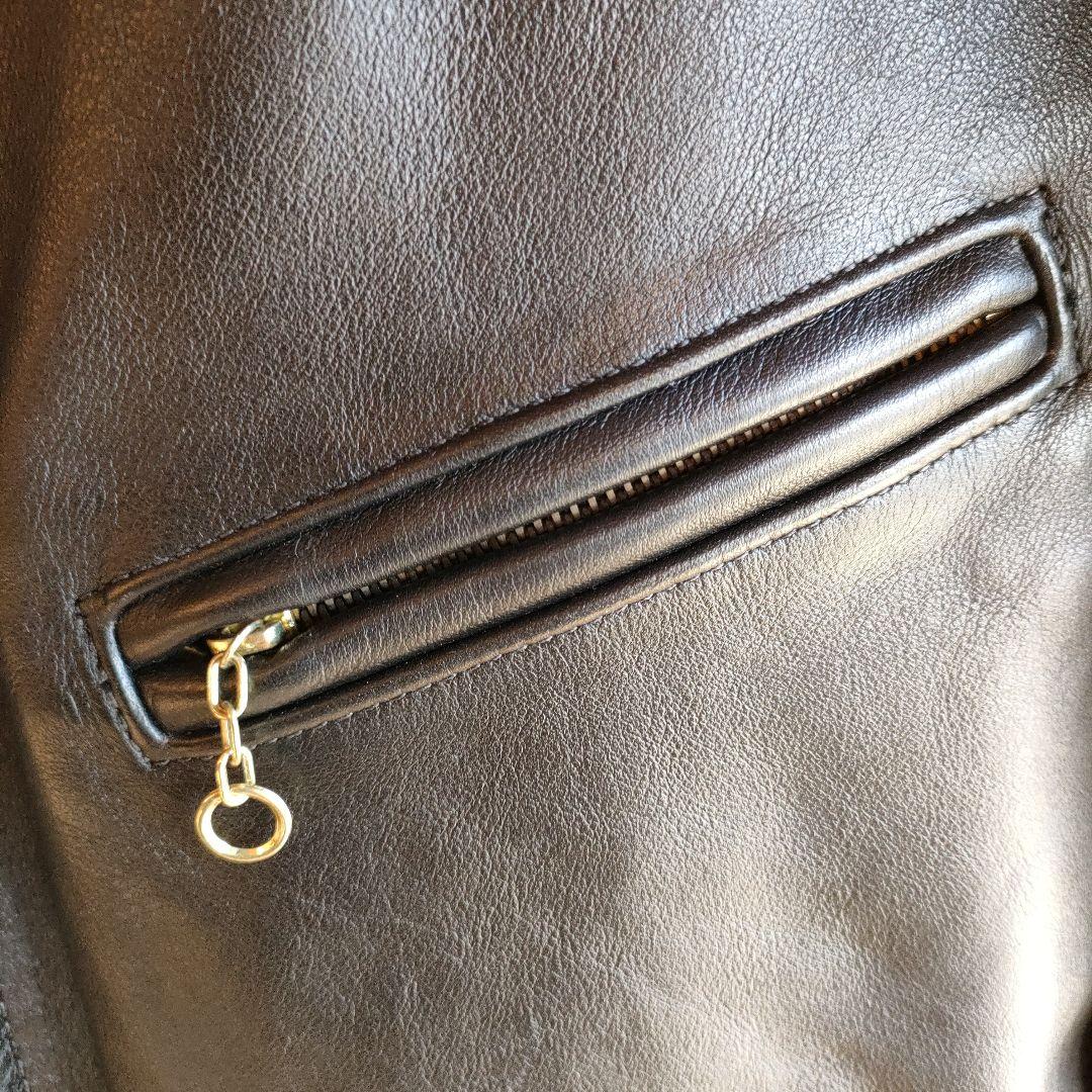 vanson　バンソン　レザーシングルライダースジャケット