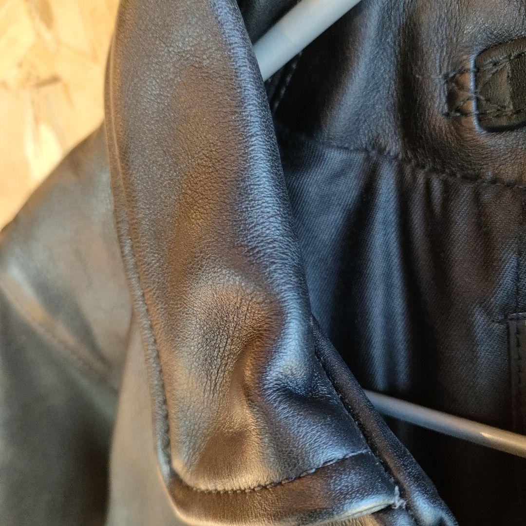 vanson　バンソン　レザーシングルライダースジャケット