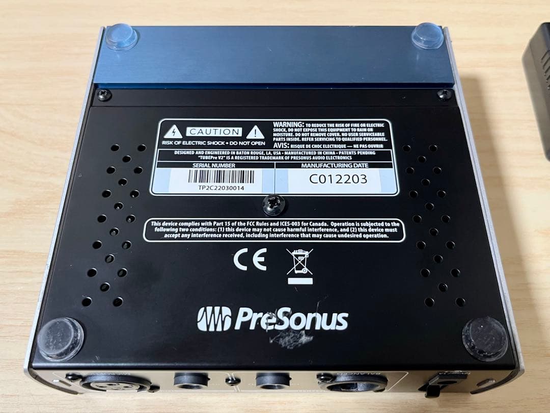 PreSonus TubePre V2 マイクプリアンプ