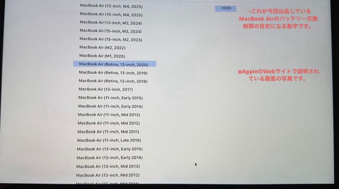 MacBook Air(Retina,13inch,2020)スペースグレーUS