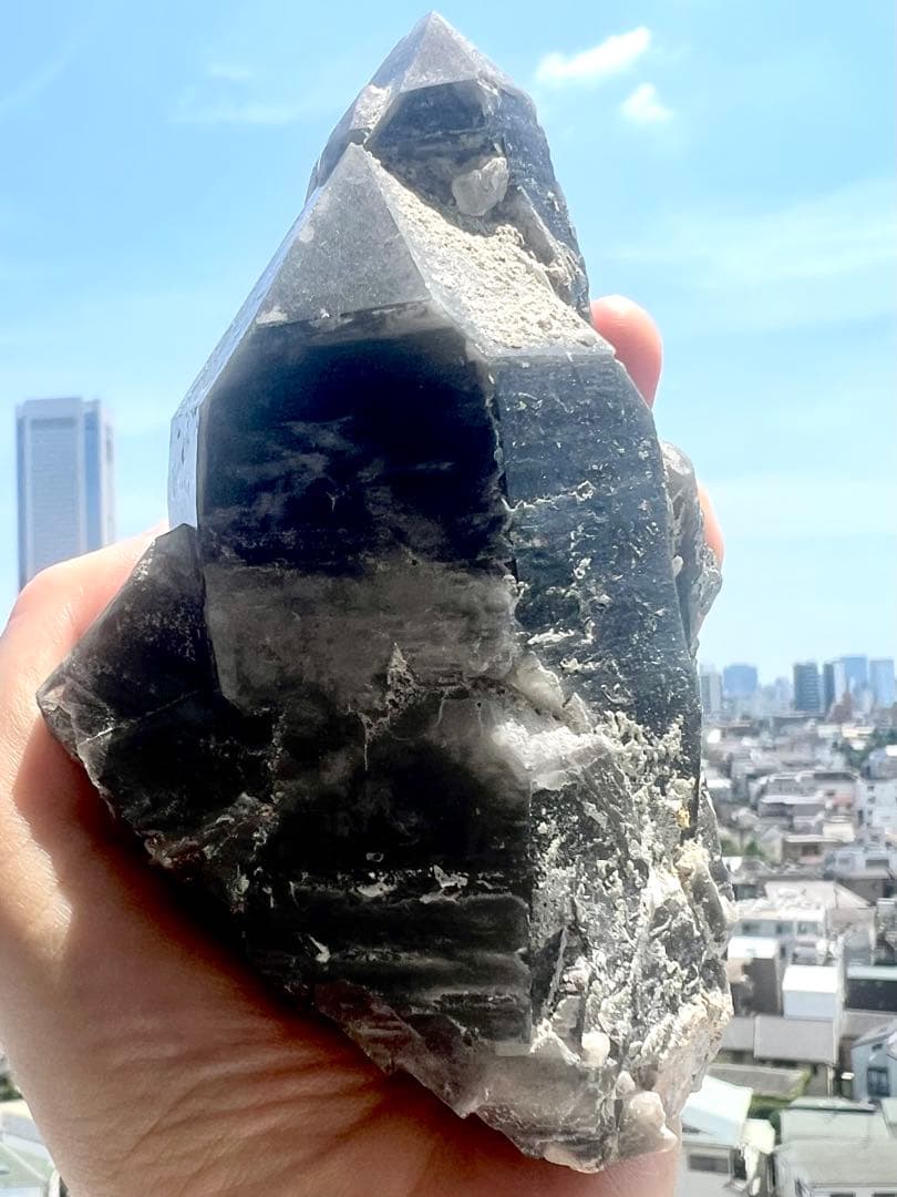 最終価格✨美✨希少✨AAAAAチベット産 ドリームコート モリオン 叡智の黒神殿