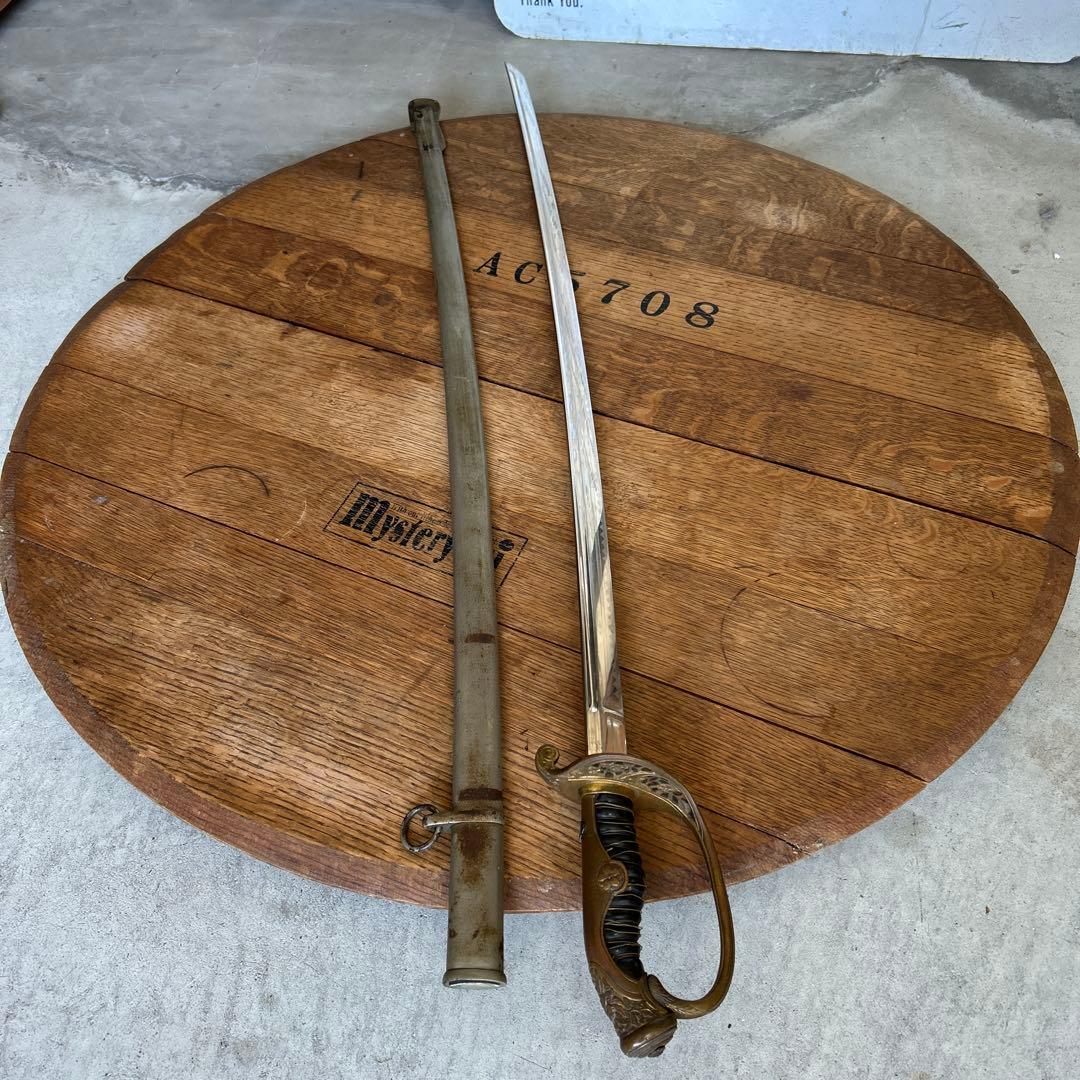 【観賞用】古道具 模造刀 骨董品 日本軍 装品 インダストリアル アンティーク