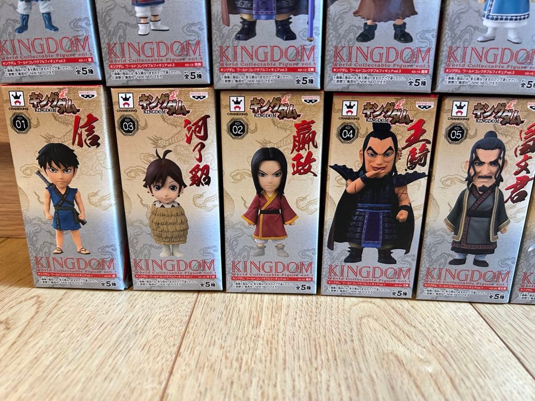 キングダム ワールドコレクタブル　フィギュア　フルコンプ