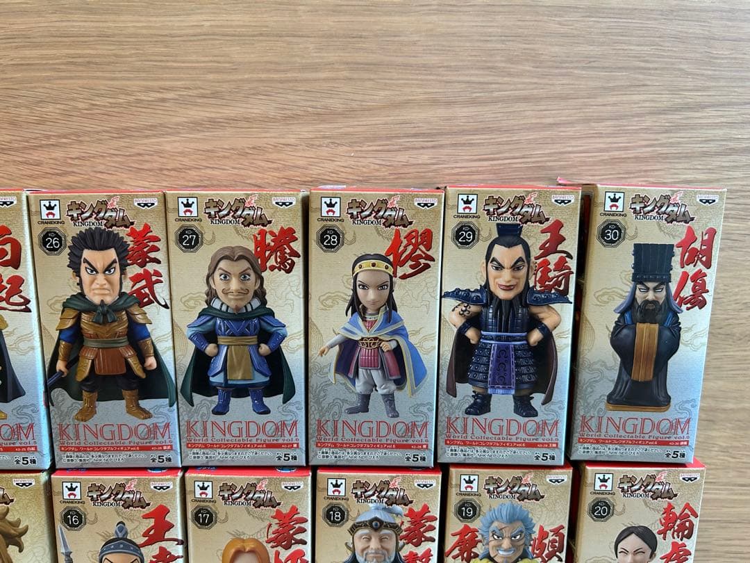 キングダム ワールドコレクタブル　フィギュア　フルコンプ