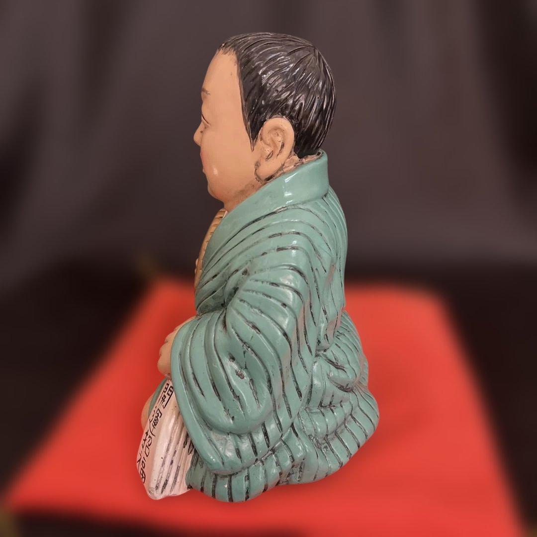 仙台四郎　置物　陶器　オブジェ　縁起物　福の神　招福
