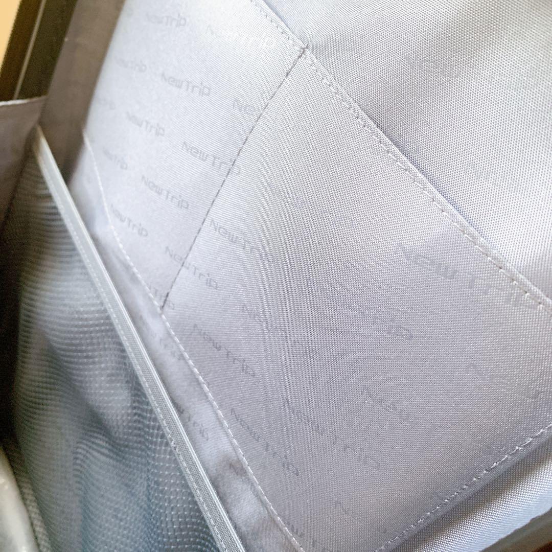 New Trip スーツケース 拡張機能　48Ｌ フロントオープン　静音　USB