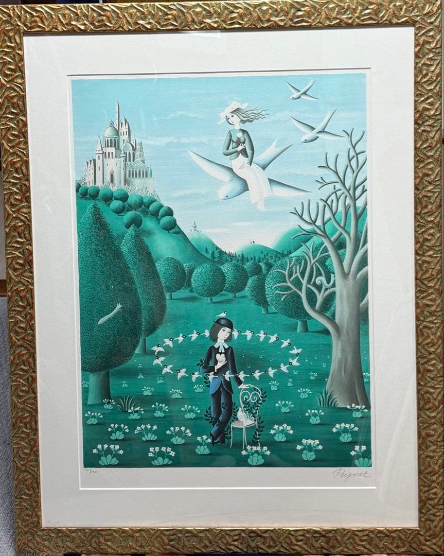 レイモン・ペイネ リトグラフ『春の訪れ』世界限定31/190 送料込み1021