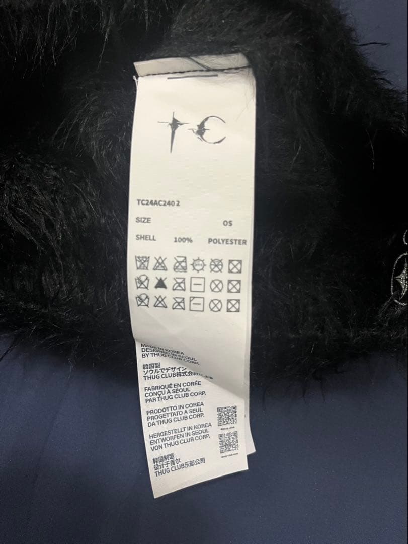 あいうえお【Thug Club】Chimera Beanie Black