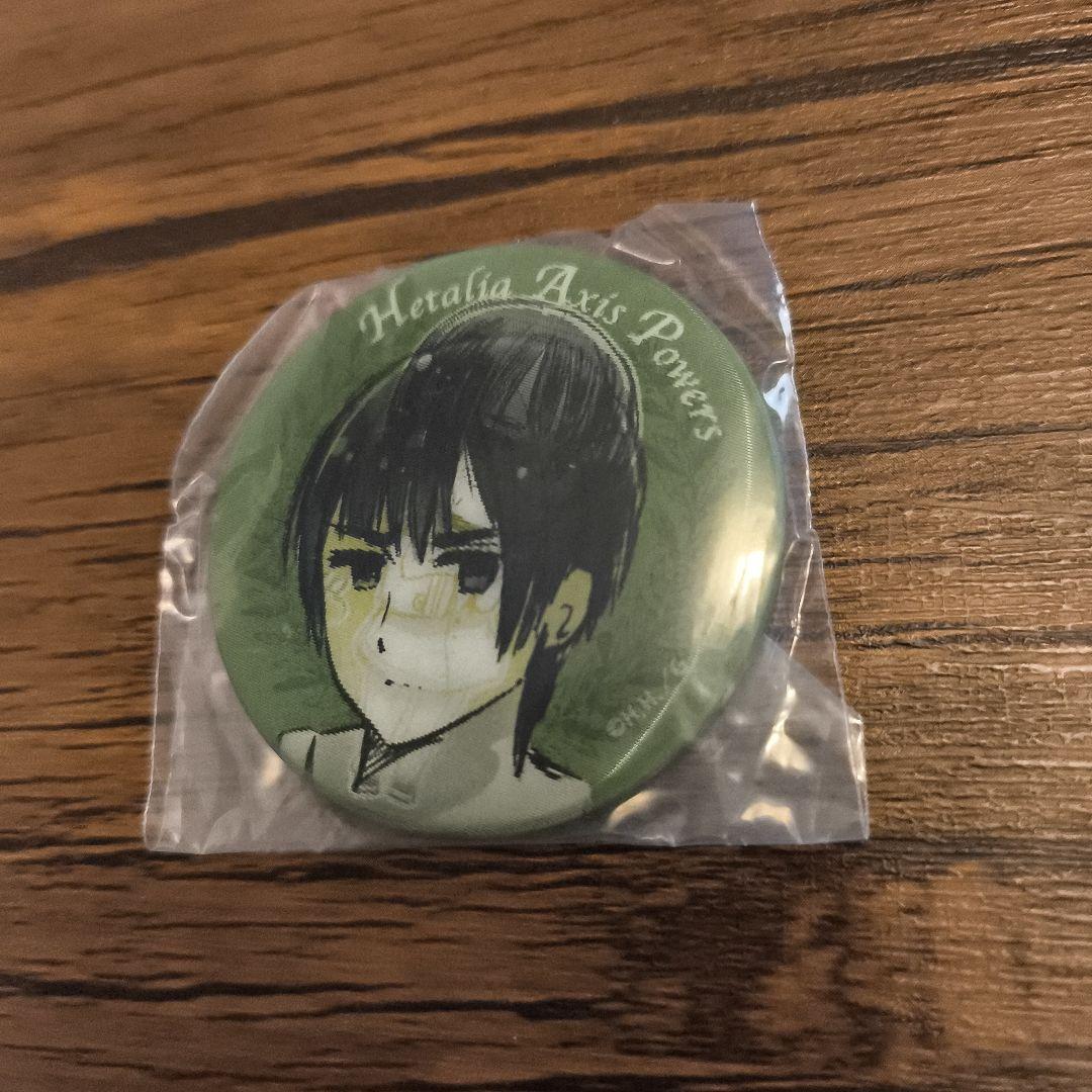 ヘタリア　チェンジング缶バッジ　日本　愉快な仲間たちだよっ！