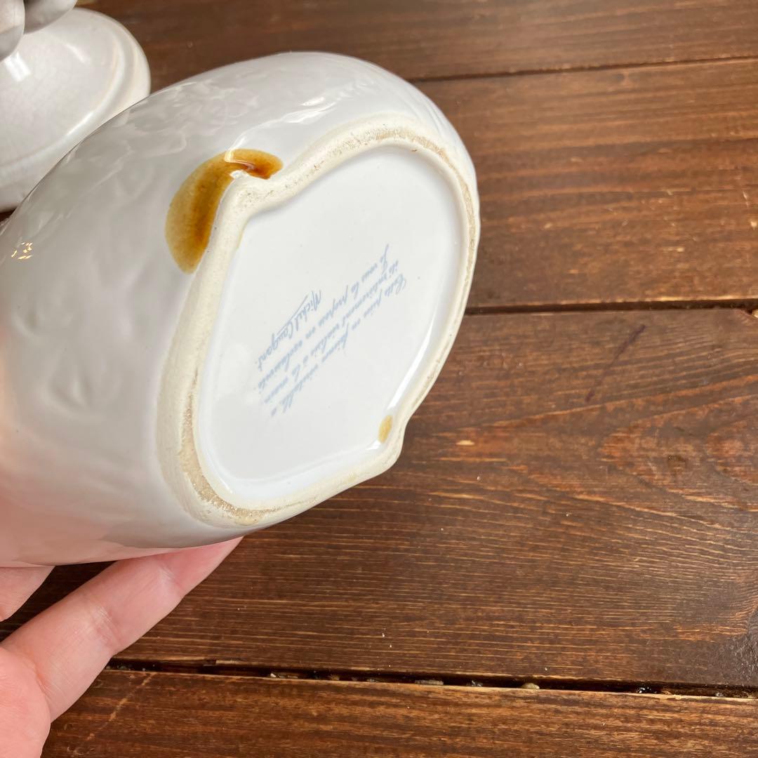 フランスアンティーク ミッシェルコーガン アヒル テリーヌポット