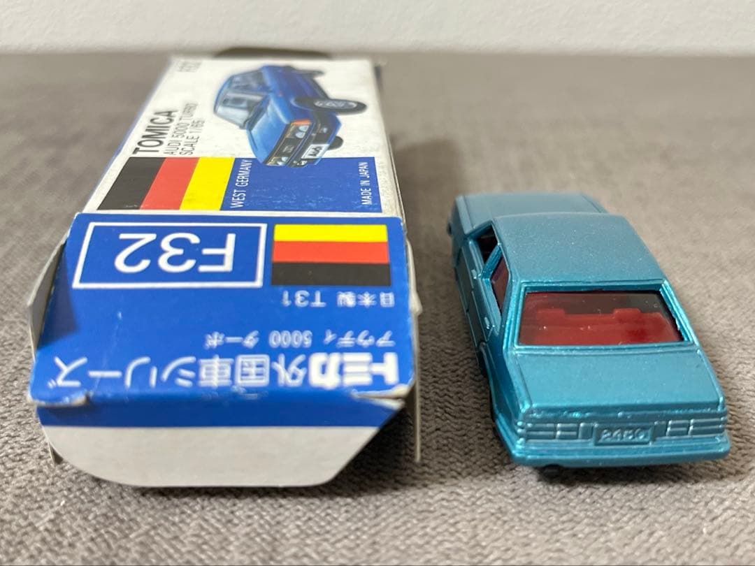 トミカ 日本製 青箱 F32-2-4 アウディ 5000 ターボ 一般輸出仕様