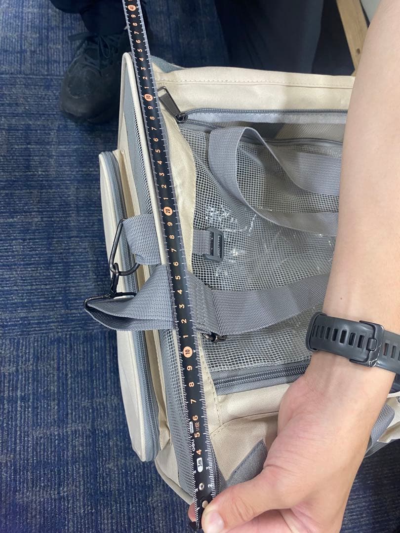 新品　未使用　猫用　犬用　ペットカート ベージュ　ペットキャリー　2匹