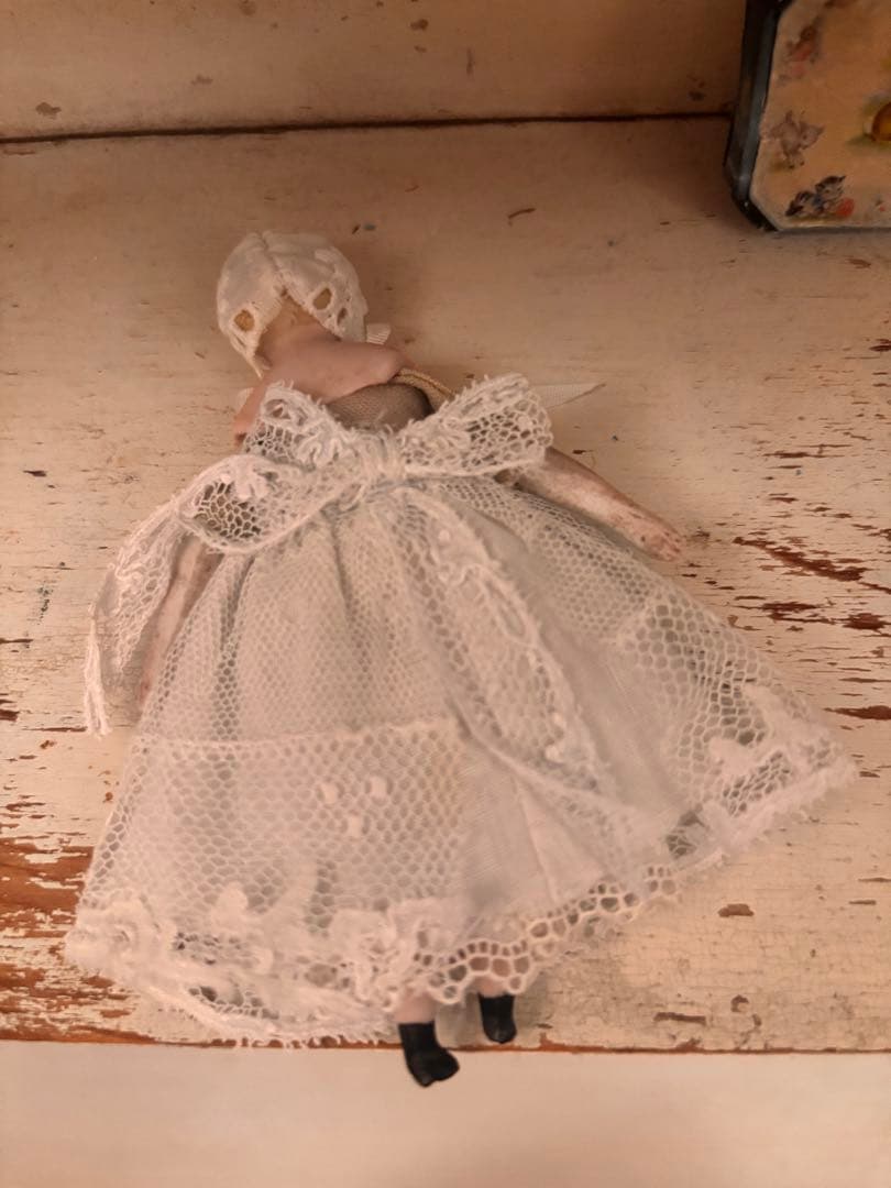 ❤︎10cm 小さチャイナヘッドドール 1900年　アンティーク　ビスクドール