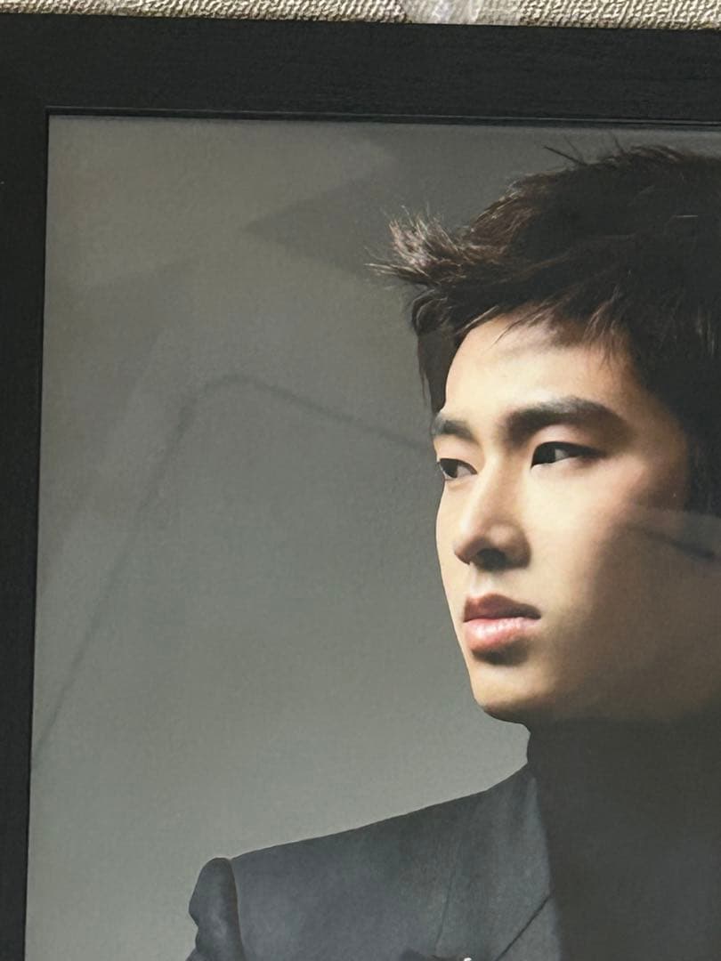 SM公式　東方神起 ユノ直筆サイン入り写真額入り