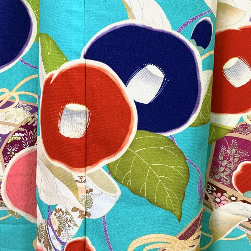 505z9〇高身長な方にも 芸艸堂 UNSODO 振袖 大正ロマン 椿〇成人式