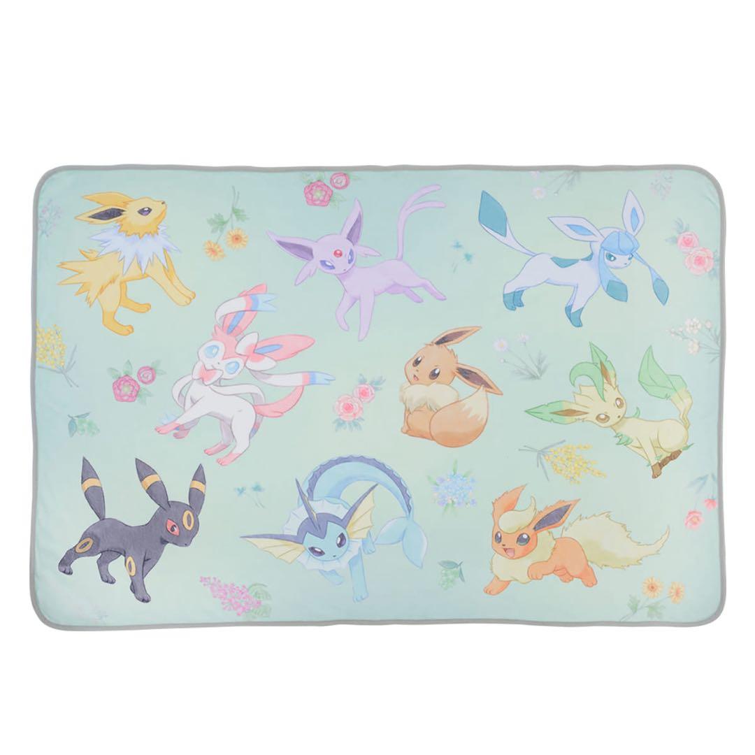 ポケットモンスタープラチナムザッカ巾着付ブランケット イーブイ　18個まとめ売り