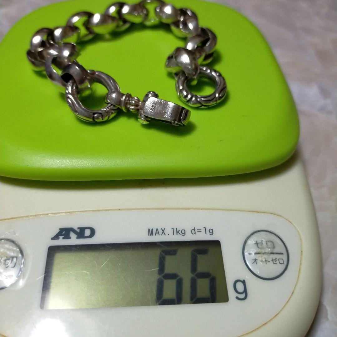 ★カムフォートtype★シルクリンクブレスレットsilver925