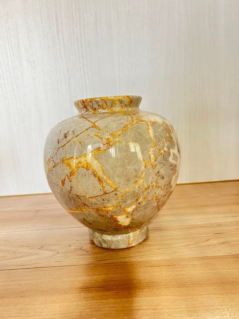 大理石　壺　山口県秋芳洞