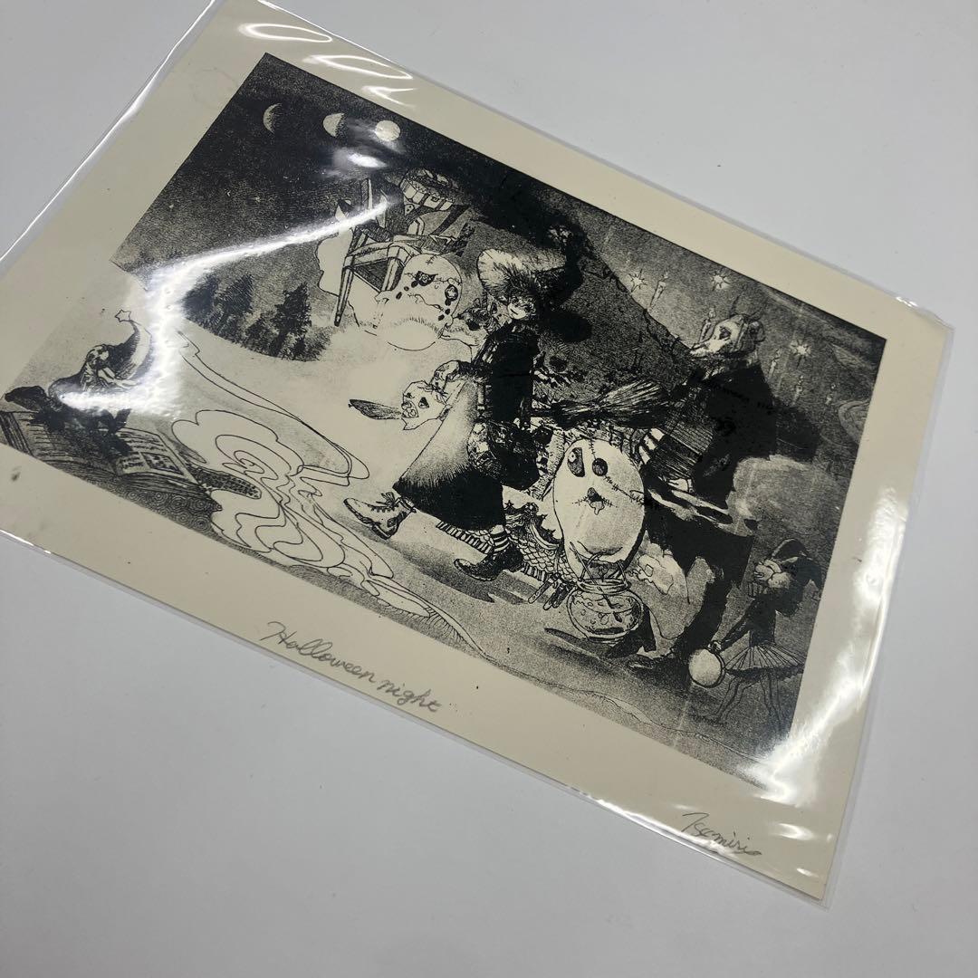 リトグラフ Halloween night 七癖みり