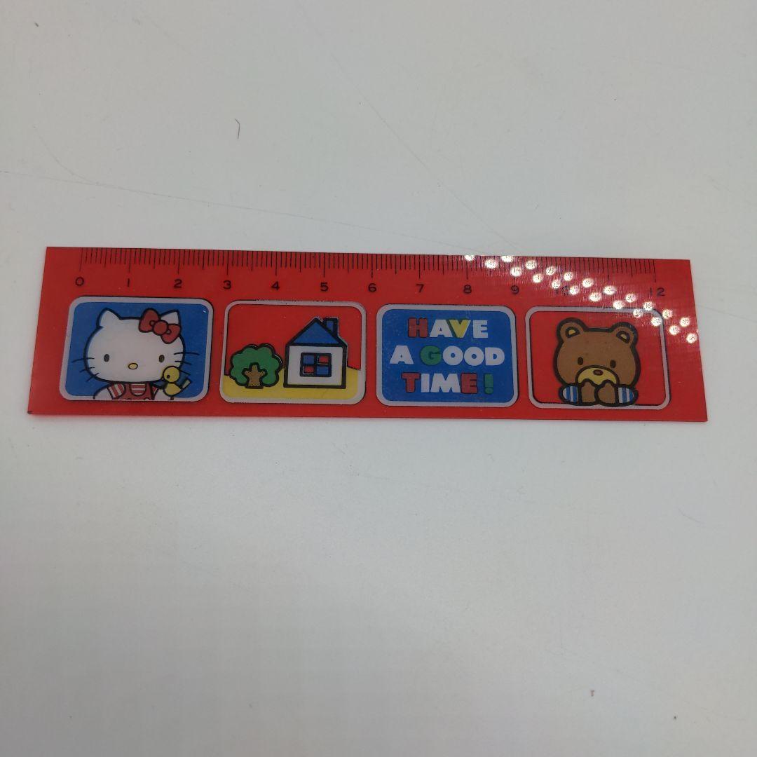 ハローキティ　昭和レトロ　下敷きノートものさし消しゴム　サンリオ