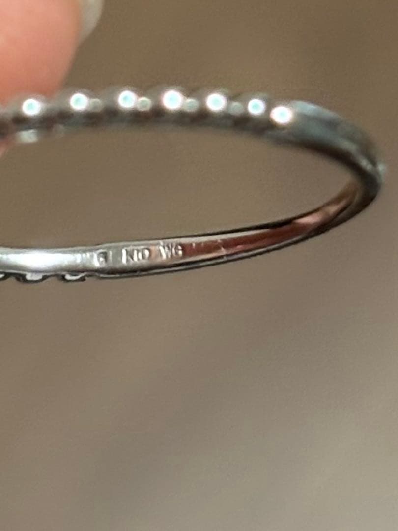 指輪　エステール　ホワイトゴールド10k