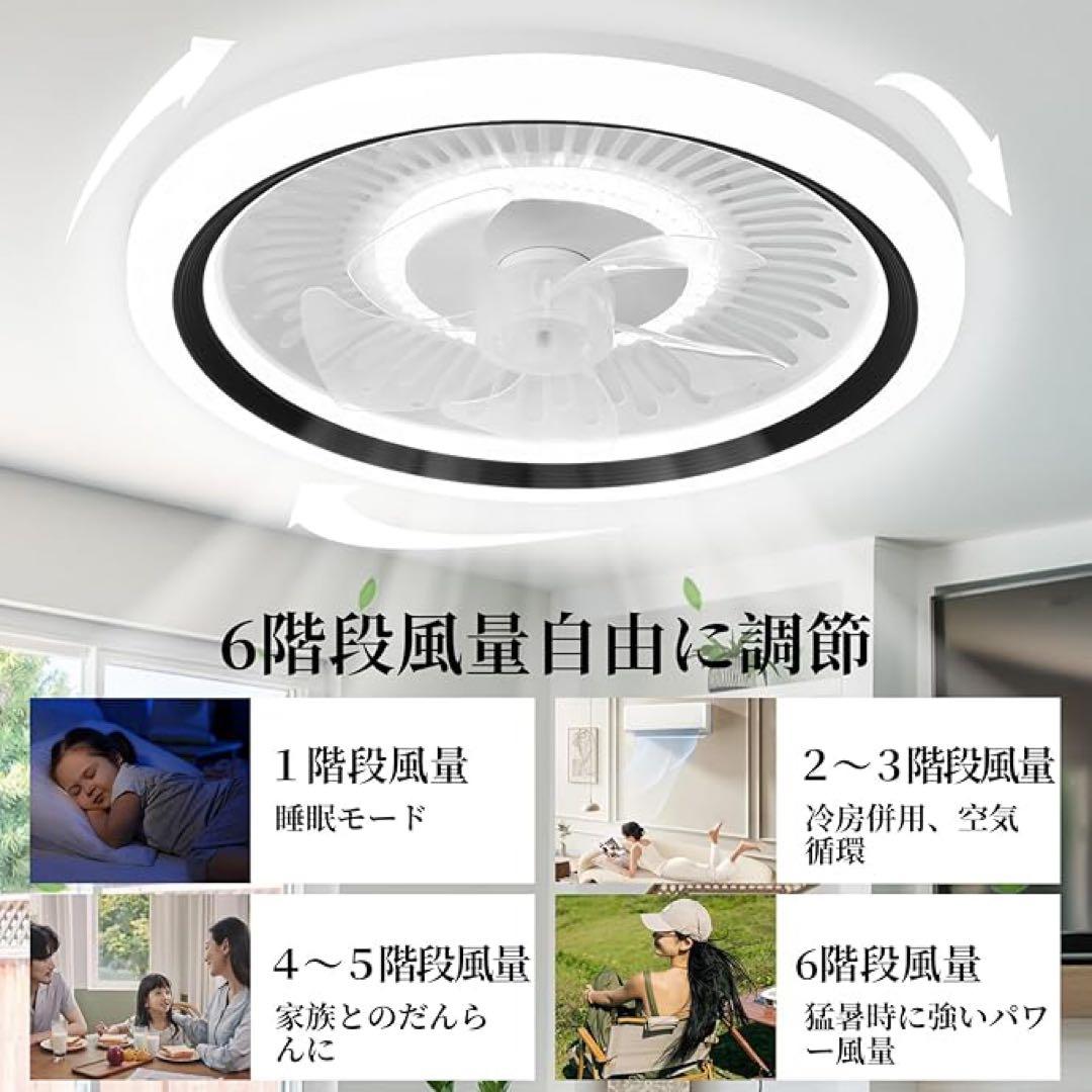 1品限り❤️シーリングファンライト 50cm PSE認証済 無階段調光 風量6段階