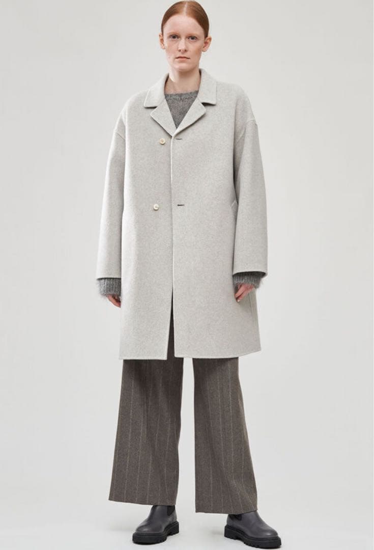 【新品未使用】トゥモローランド　ウールカシミヤダブルフェイスチェスターコート