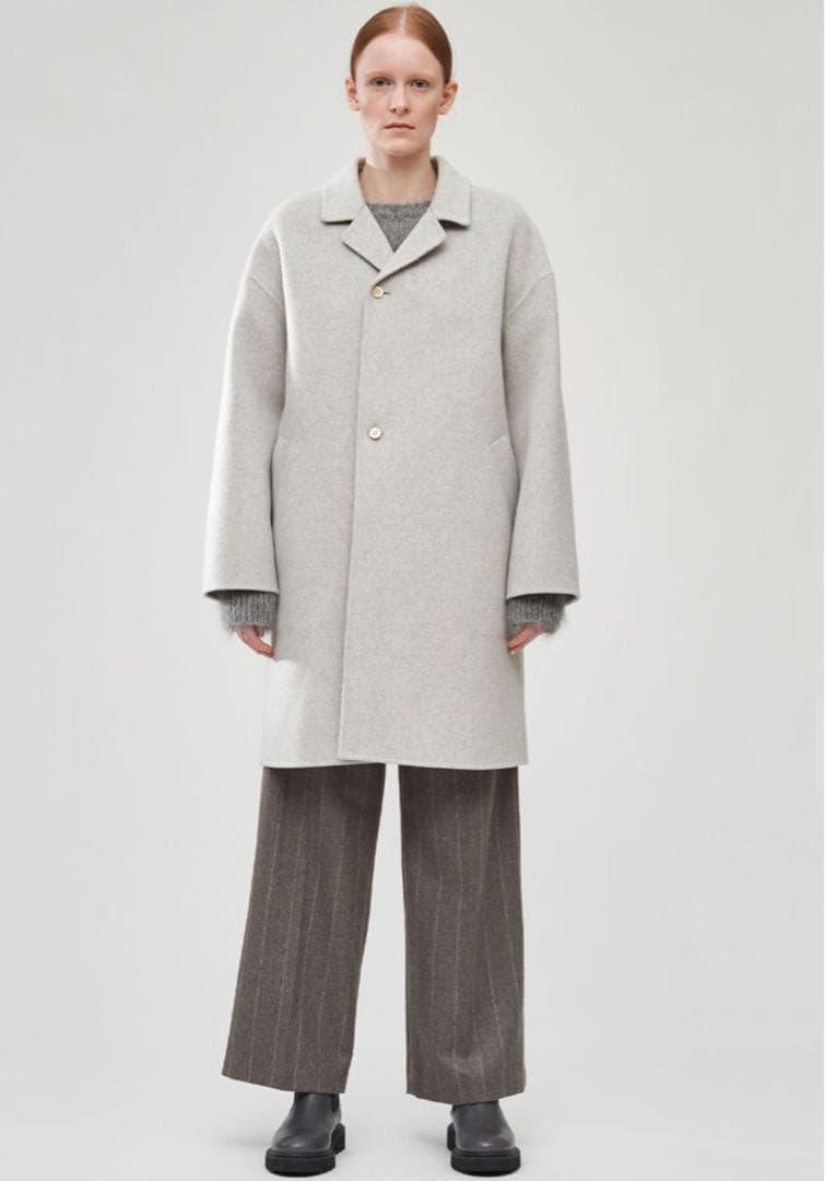 【新品未使用】トゥモローランド　ウールカシミヤダブルフェイスチェスターコート