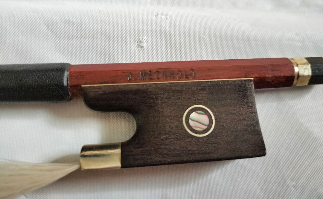 【Johann Meinhold（ヨハンマインホールド）製】バイオリン弓　4/4