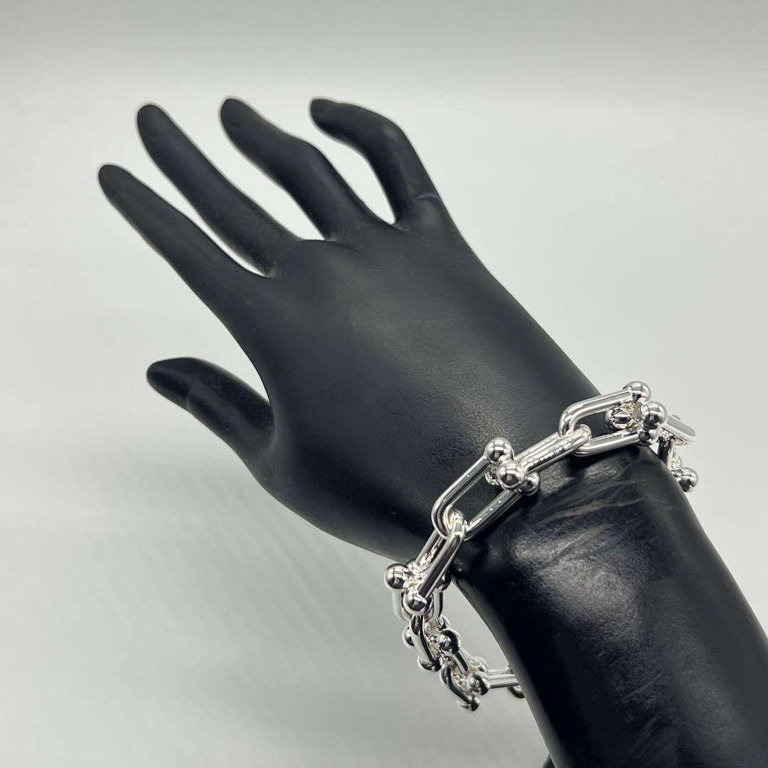 ティファニー TIFFANY ハードウェア ラージリンク ブレスレットAg925