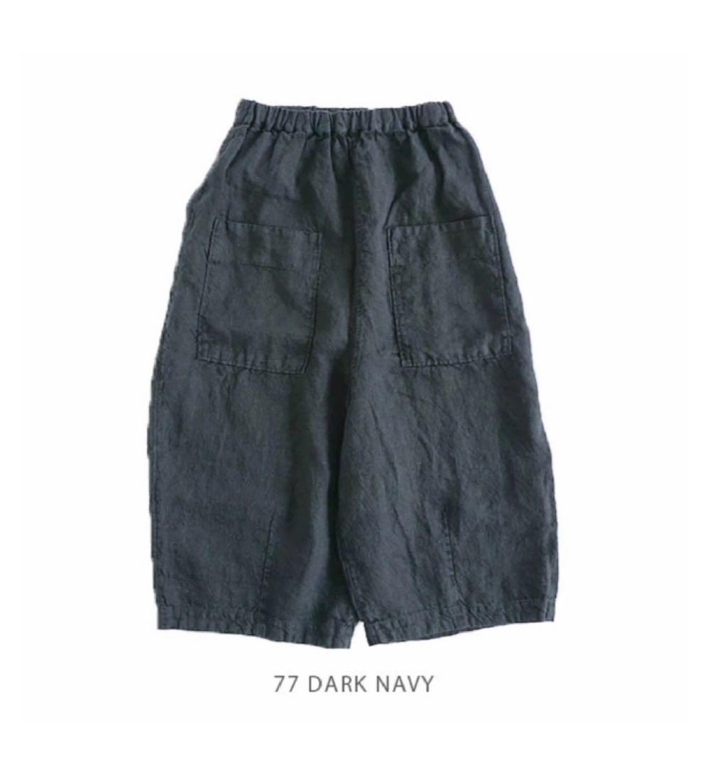 【新品、タグ付き】tumugu(ツムグ)8分丈パンツ