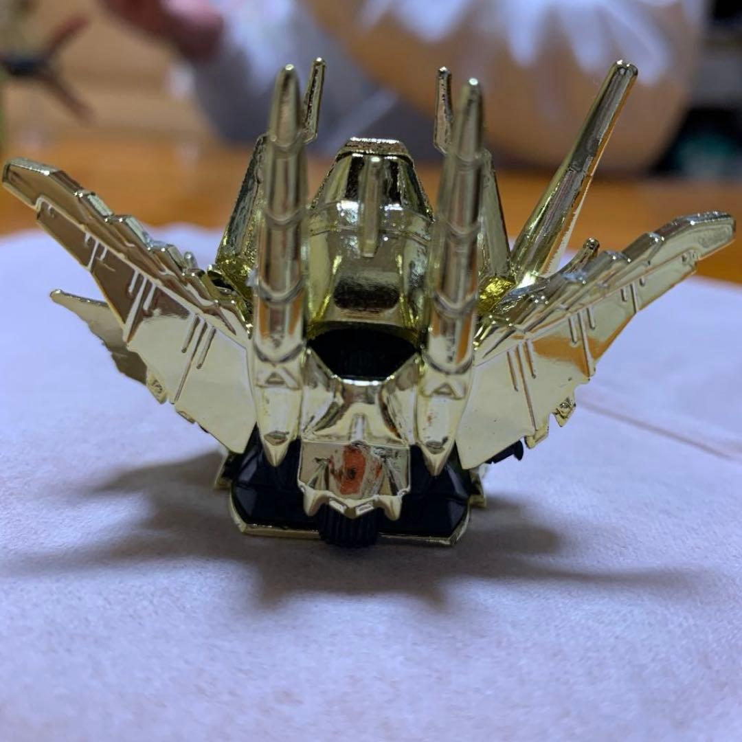 ガン消し　神竜士トルネードランナー　ブルーガンドラゴンパーツ　金メッキ
