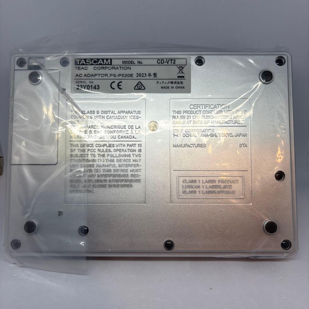 未使用 TASCOM タスカム CD-VT2 ポータブル CD ギタートレーナー