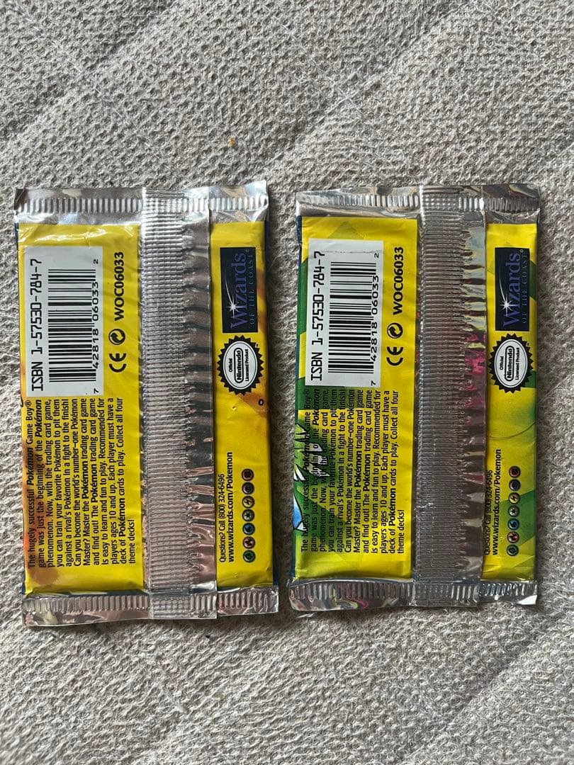 カ*き様 A*I様 【新品未開封】初期英語版ポケモンカードパック 2パックセット