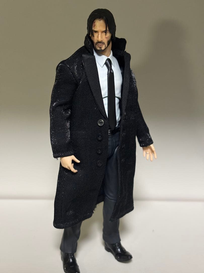 黒 コート BLACK joker ジョンウィック等 フィギュア figure