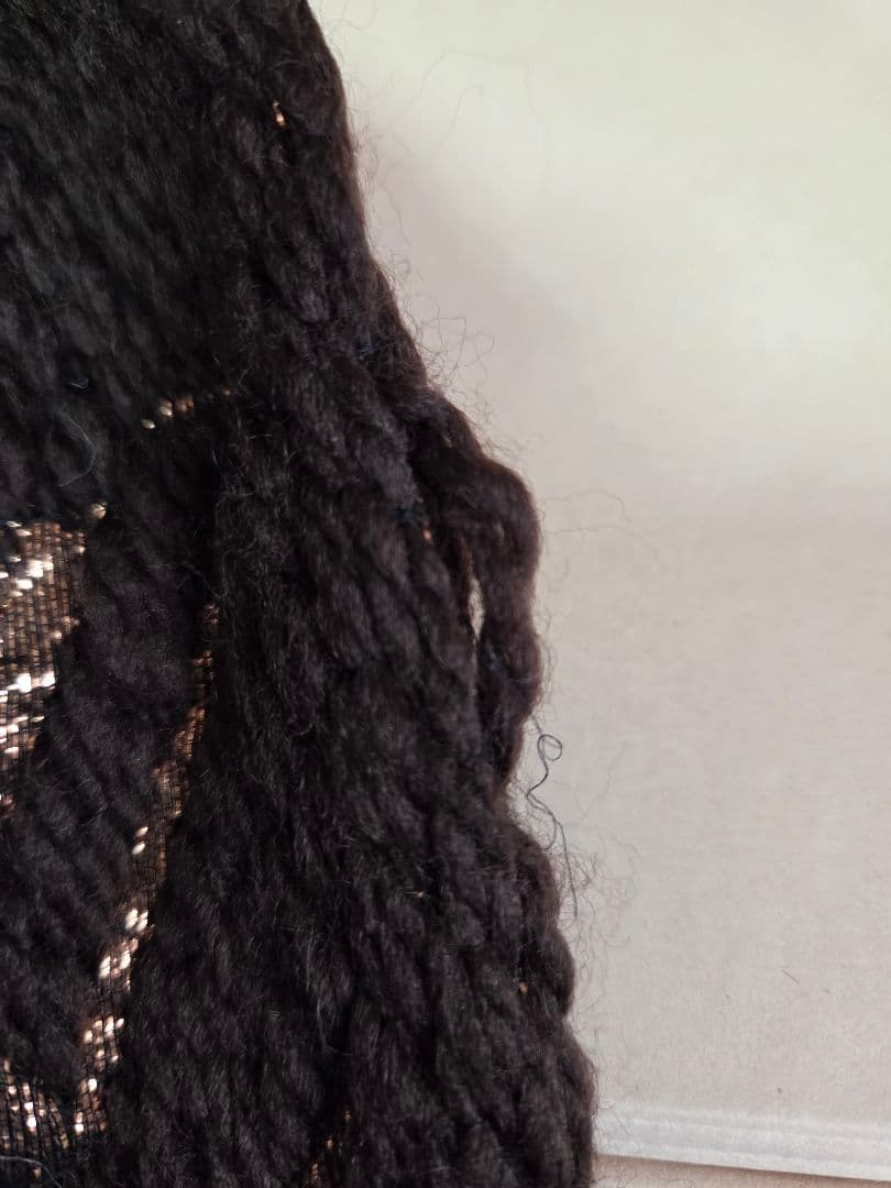 LOUIS VUITTON ブラウン マフラー