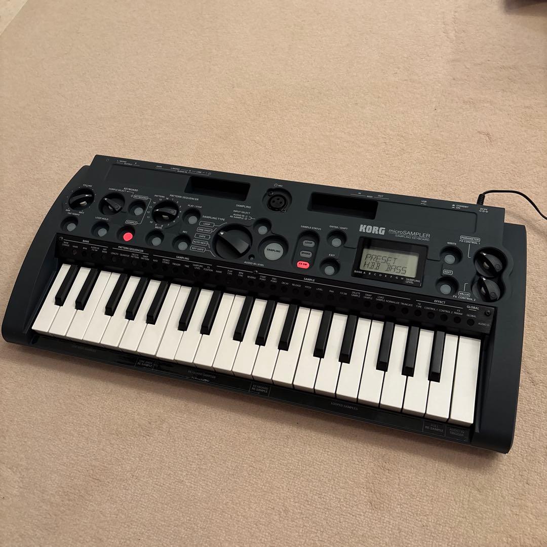 【美品】KORG microSAMPLER 37鍵 マイクロサンプラー