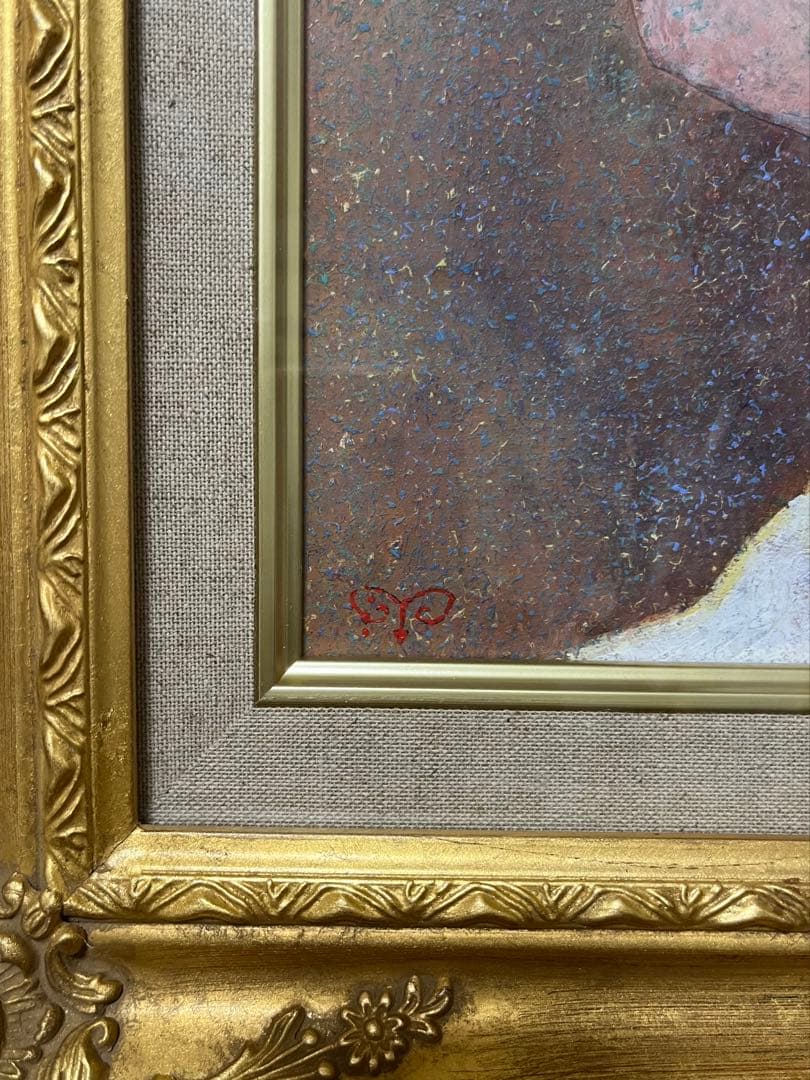 ♦桶田洋明　油彩画　「記憶」　P8号