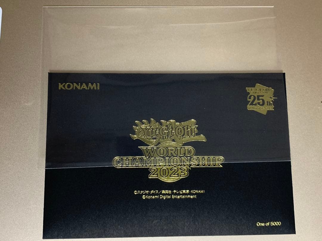 遊戯王　WCS2023 来場者特典 ブラックマジシャンガール　魔法の筒　25th