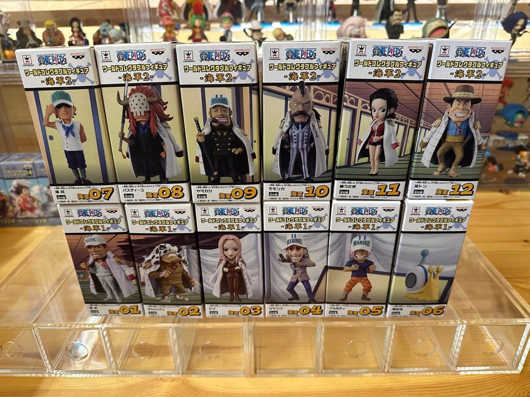 ワンピースフィギュア　ワーコレ　海軍1、2