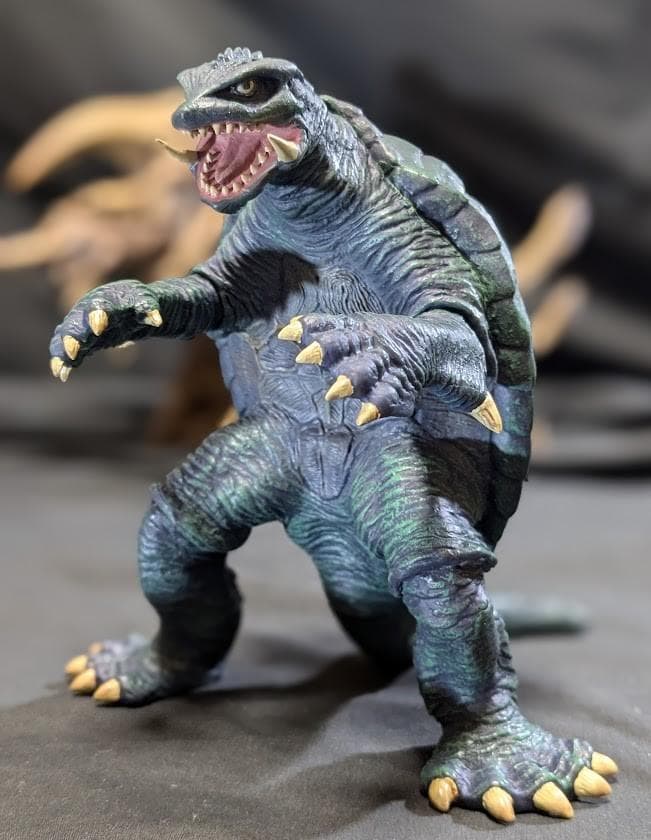 レギオン（エクスプラス）＆ガメラ96（ロケットプロ）ソフビフィギュア２体セット