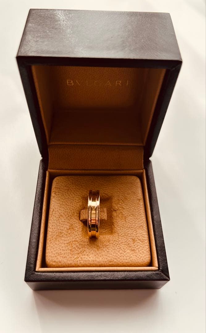 正規品 BVLGARI ビーゼロワン リング 18K PG EU48 約8〜9号