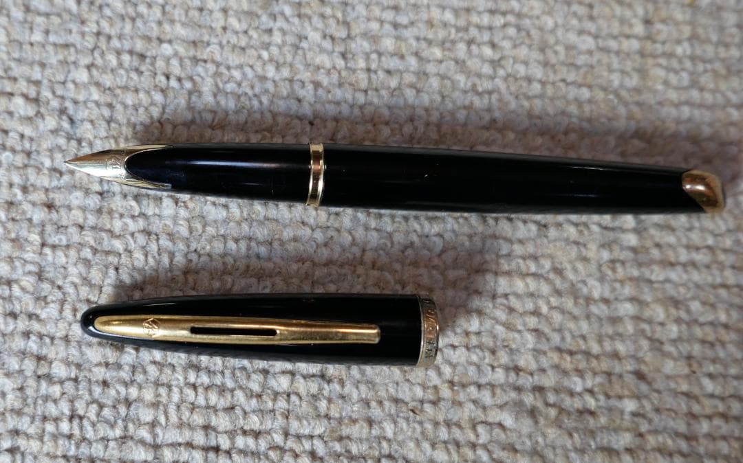 ウオーターマン　万年筆　カレン　ブラック・シーGT　中字