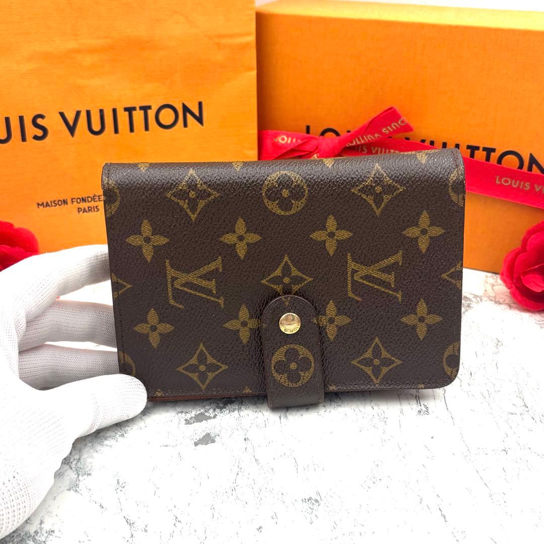 【早い者勝ち】 ルイヴィトン モノグラム ポルトパピエジップ 折り財布