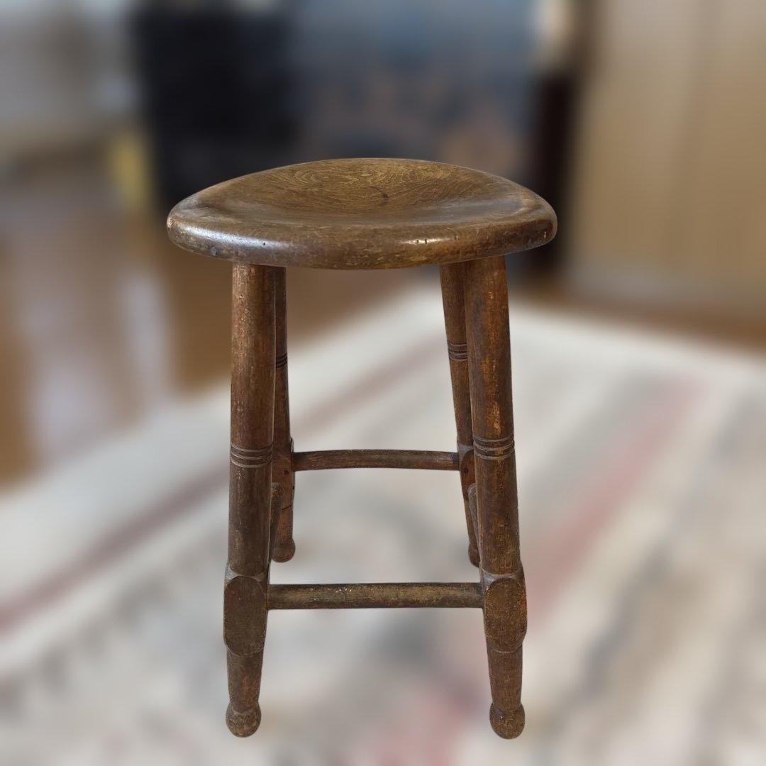 昭和レトロ木製椅子可愛い